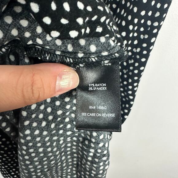 Torrid‎ Fit Flare Dress Women 1 Polka Dot Short Sleeve Retro Cottagecore Pin Up - Picture 5 of 7